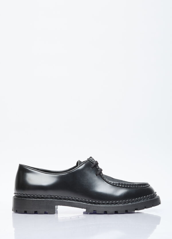 Saint Laurent Ponyhair Leather Loafers Black sla0156020